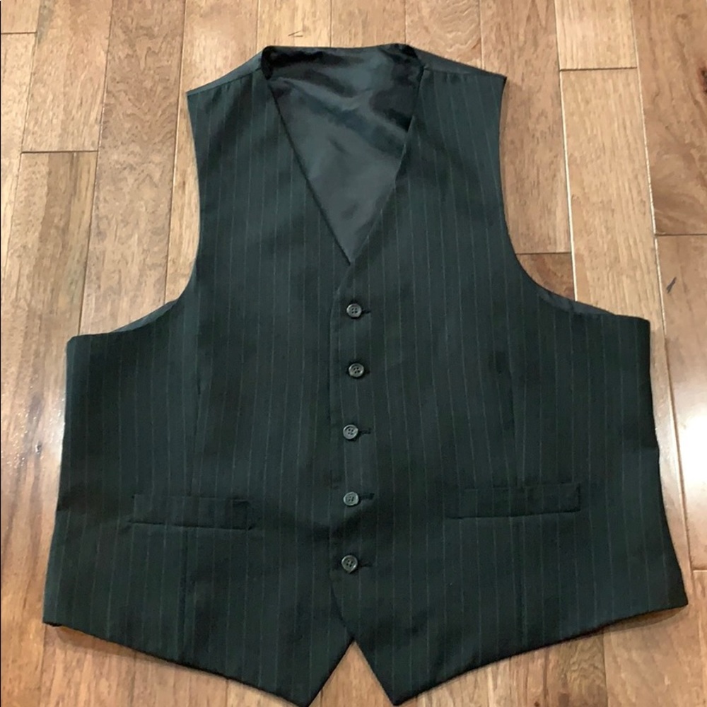 Men black vest